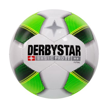 Derbystar Basic Pro TT Zaalvoetbal Wit Groen Zwart