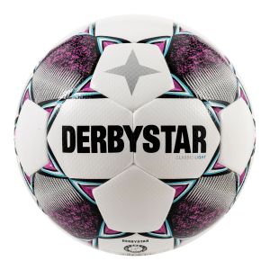 Derbystar Classic Energy TT Voetbal Wit Roze Geel