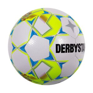 Derbystar Apus Light Zaalvoetbal Wit Blauw Rood Geel