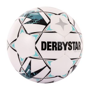 Derbystar Hyper TT II Zaalvoetbal Wit Lichtblauw Zwart