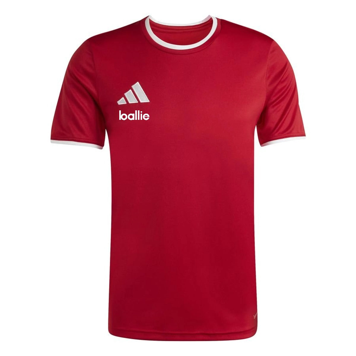 Adidas Ballie Entrada shirt rood