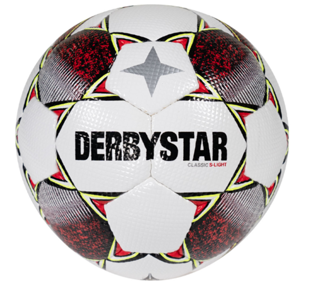 Derbystar Classic  Super Light II Voetbal Wit Rood Geel