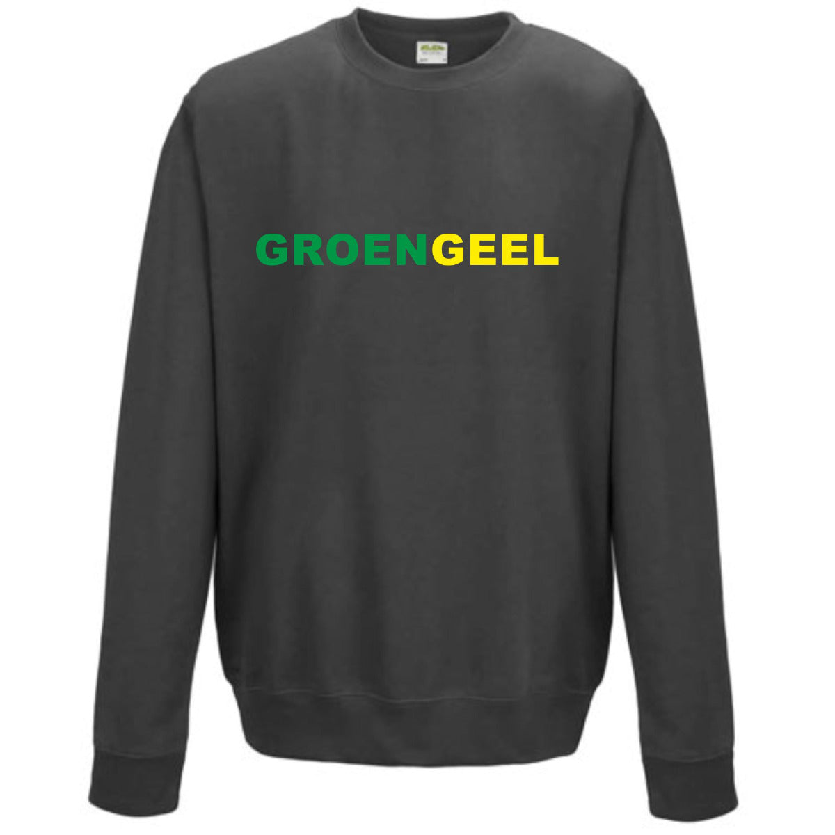 Sweater GROEN GEEL (zwart)