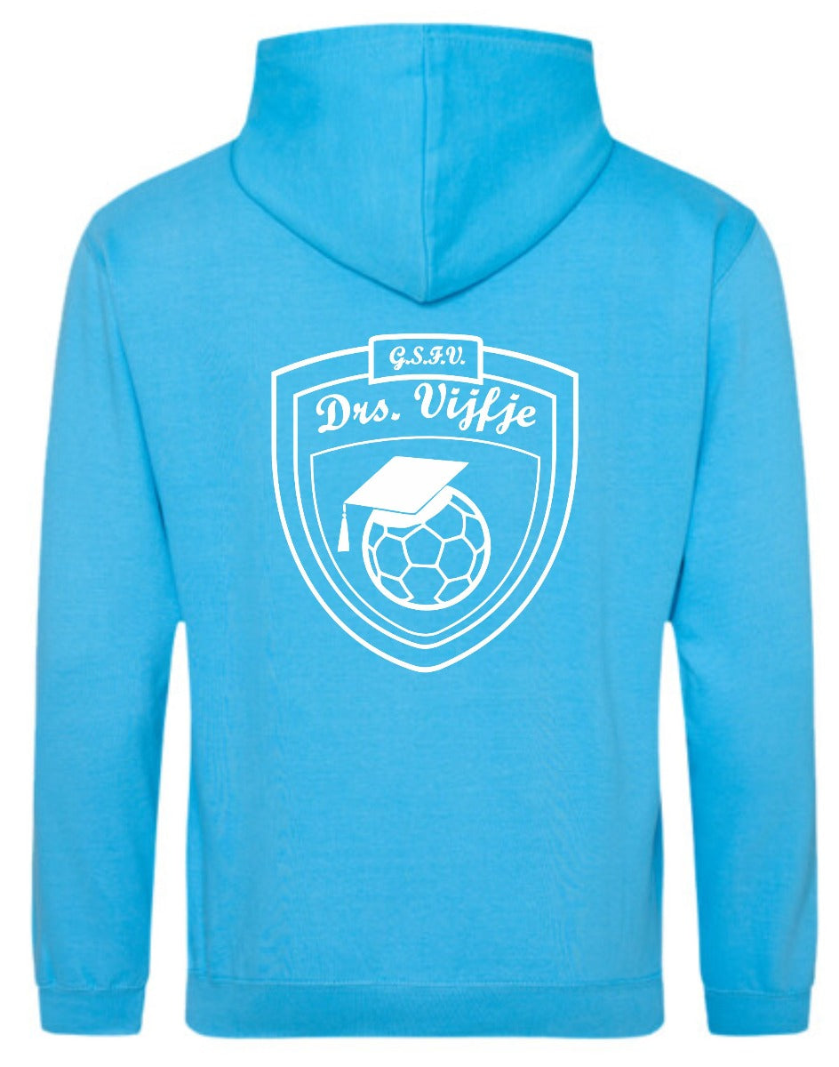 Hoodie Drs Vijfje Lichtblauw