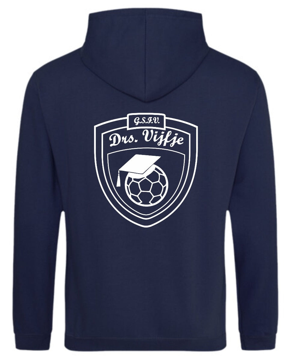 Hoodie Drs Vijfje Donkerblauw