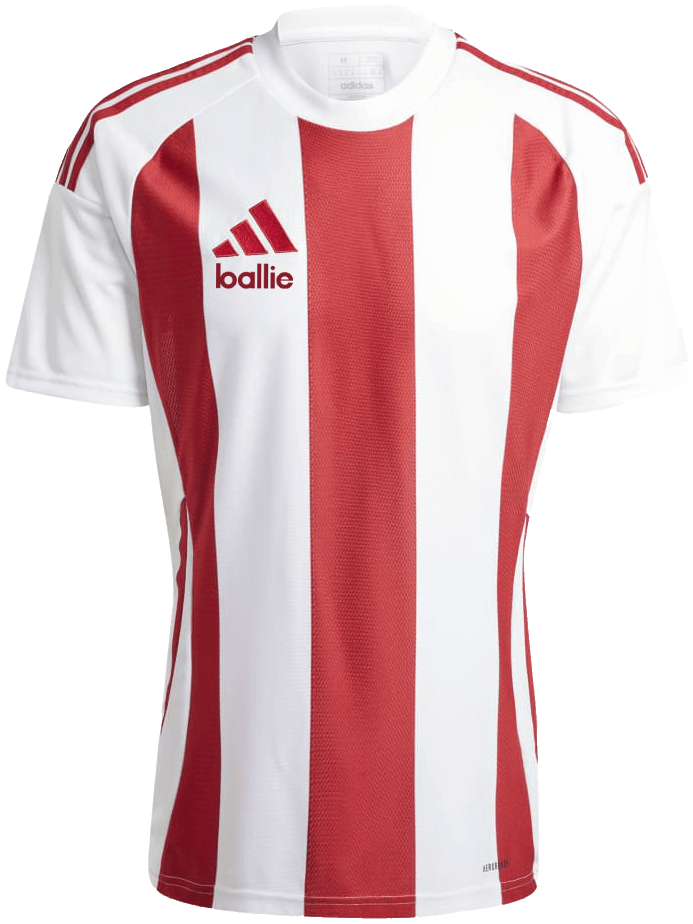 Adidas Ballie Striped Shirt Wit/Rood
