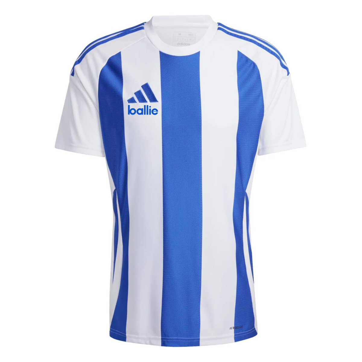 Adidas Ballie Striped Shirt Wit/Royal Blue