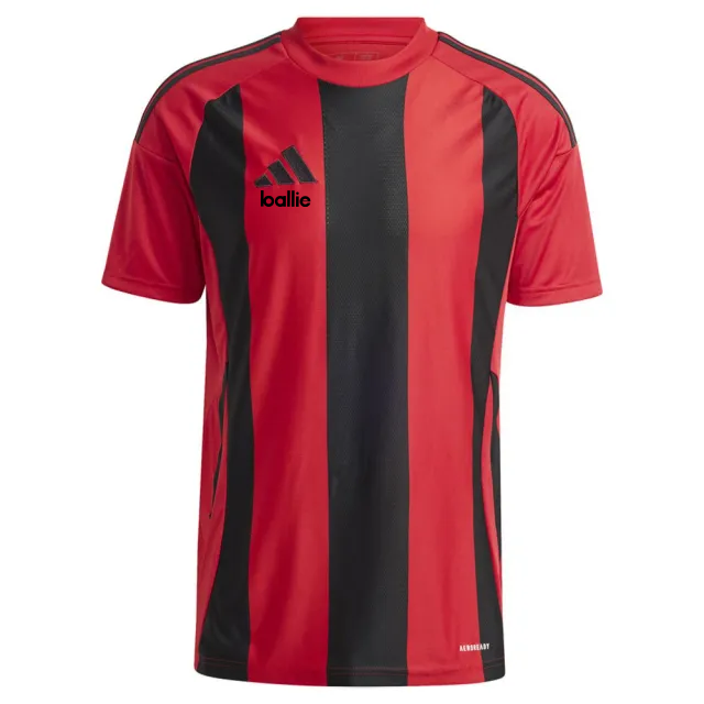 Adidas Ballie Striped Shirt Rood/Zwart