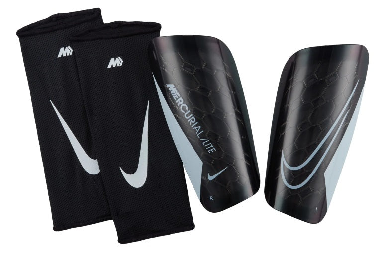 Nike Mercurial Lite Scheenbeschermers Zwart Wit