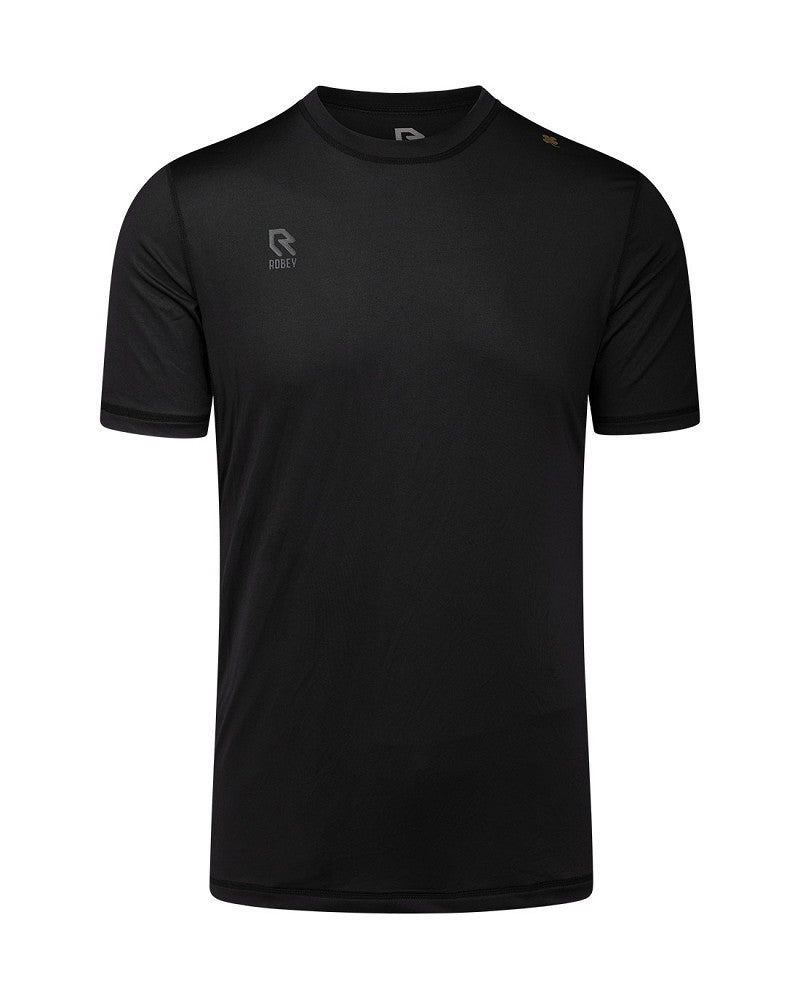 Robey Baselayer Shirt Korte Mouwen Zwart