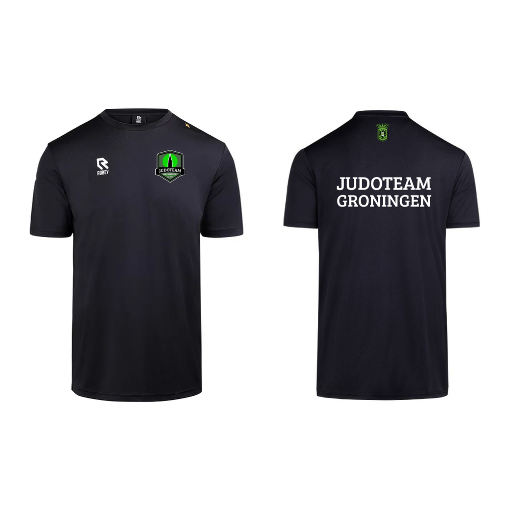 Judo Team Groningen Shirt Zwart
