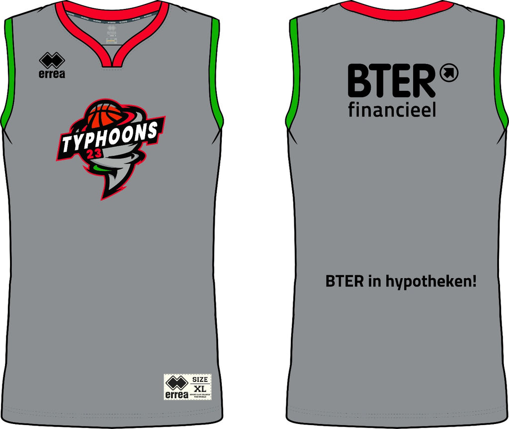 Wedstrijd shirt Typhoons 23