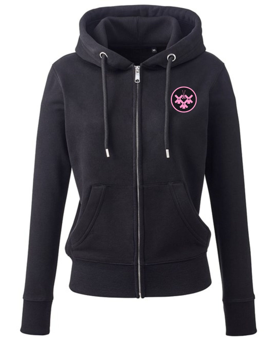 Hoodie Zip HCW (Dames) Roze