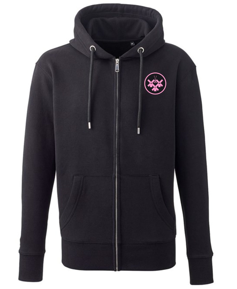 Hoodie Zip HCW Roze