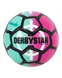 Derbystar Straat Voetbal Maat 5 Groen Zwart Roze