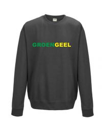 Sweater GROEN GEEL (zwart)